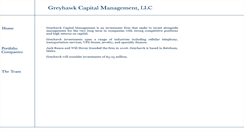 Desktop Screenshot of greyhawkcm.com